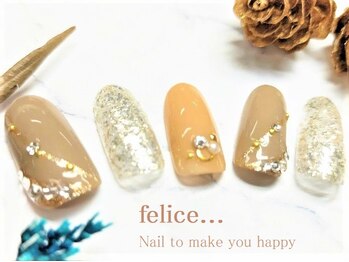 ネイルサロン フェリーチェ(felice)/【定額ネイル】¥7980