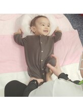 かおりビューティサロン/赤ちゃん筋肉バランスも確認