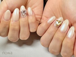 長さだしスカルプ★パーツネイル