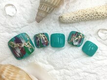 アンティム(Intime)/FOOTターコイズニュアンスネイル