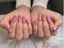 ネイル ミュー(nail myuu)/ガラスフレンチ