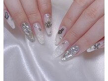 ペシェネイル(peche nail)の雰囲気（持ち込みデザインOK◎パーツやスワロのVカットストーンも豊富☆）
