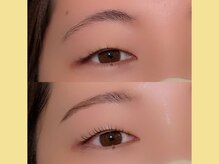 モストアイズ 岡崎店(most eyes)/平行眉×立ち上げカール/Honda