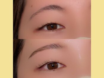 モストアイズ 岡崎店(most eyes)/平行眉×立ち上げカール/Honda