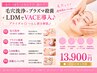 <毛穴つまり/ニキビケア/痕ケア>毛穴洗浄+プラズマ殺菌+LDMでVACE導入♪