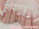 長さだし持ち込みシンプルネイル