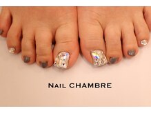 ネイル シャンブル(nail CHAMBRE)/ギラギラフットネイル