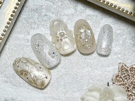 秋のブライダルネイル