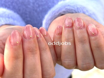 オッドジョブス ネイルアンドアイラッシュ 府中店(odd jobs Nail & Eyelash)/【パラジェル】マーブル