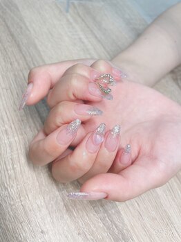 エーナイン イオン一関店/ラメグラ×ハート♪