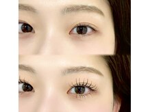 アンフルール リンドウ 銀座店(Une fleur Lindo)の雰囲気（パリエク/マツエク上下メニュー◎人気No.1自まつげ風デザイン）