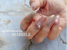 ネイルアンドリラクゼーション マーブル(MARBLE)/持ち込みネイル￥7700