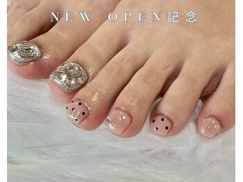 ～be 茨木 [パラジェルネイル/フィルイン/マグネット/長さだし/持ち込み]/カラグラネイル ツイードネイル