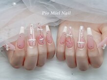 ピオミエルネイル 新宿(pio miel nail)/さくらんぼ姫ネイル
