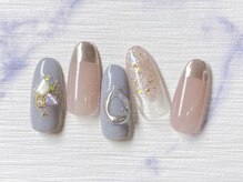 ネイルサロン インプレス(Impress)/ニュアンスミラーネイル