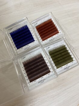 カラーアイラッシュ(Color eyelash)/フラットラッシュ◇カラー
