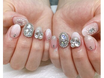 ソンリエ 青竹店(SONRiE)/キラキラなウェディングネイル！