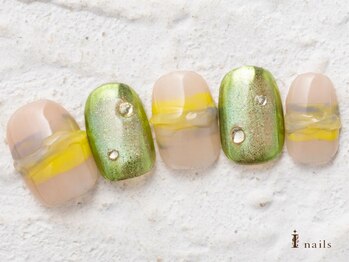 アイネイルズ 横浜WEST店(I-nails)/ニュアンスミラー9480円