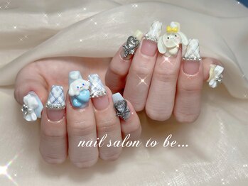 ネイルサロン トゥービー 御徒町上野(To Be)/パーツ無制限コース10980円