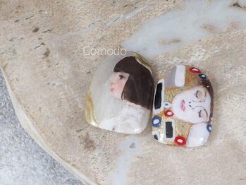 ネイル アトリエ コモード(nail atelier Comodo)/絵画ネイル [クリムト]