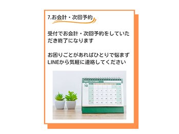 なないろ接骨院 なないろトレーニングセンター/7.お会計・次回予約