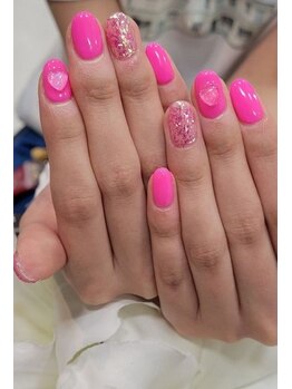 ネイルサロン スクール アンジェラ 水戸本店/pink-pink♪