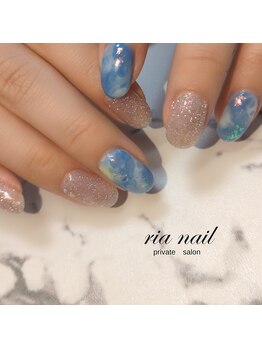 リアネイル(ria nail)/☆夏のニュアンスネイル☆
