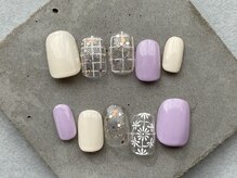 カラ ネイル 中津店(calla nail)/パステルカラー×キラキラ