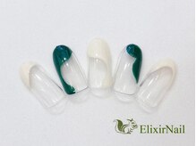エリクサーネイル 池袋(Elixir Nail)/定額a シンプル/クーポン使用