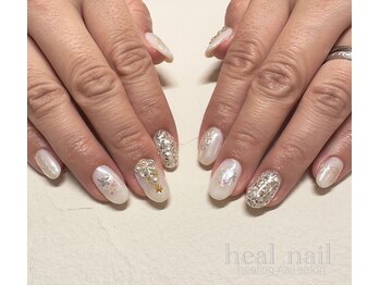 ヒールネイル(heal nail)/冬ネイル