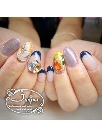 柑橘　フルーツネイル