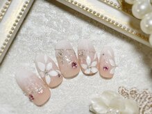 ネイルサロン ロゼプリュム/秋のブライダルネイル