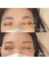 ラフレ(Rafre)/眉スタイリング Before After