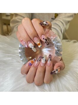 ラカラニネイル バイ エリシア(LaKalani Nail by ELYSIA)/お持ち込み☆ハロウィンにも♪♪