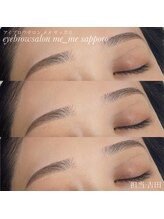 メメ サッポロ(me_me sapporo)/細め平行アーチ眉で可愛らしく☆