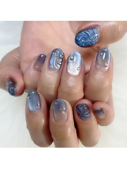 スターリー ラッシュ(Starry Lash)/個性派梅雨ネイル