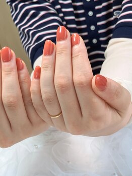 ワンカラーツヤツヤネイル