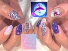 ネイルサロン うみのいえ/BTSモチーフネイル