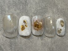 カラネイル 南森町店(calla nail)/ゴールドニュアンス
