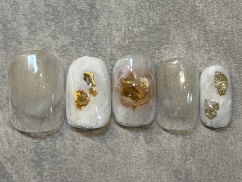 カラネイル 南森町店(calla nail)/ゴールドニュアンス