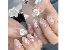 SORA Nail Studio 新大久保[長さだし/ワンホン/持ち込み/パラジェル/マグネット/韓国]の雰囲気（ネイルデザイン）