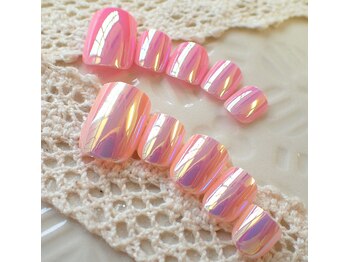 ネイル ロッカ(nail LOCCA)/メタリックペディ　7980円