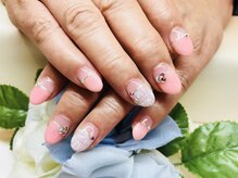 ブリエカドー(Briller Cadeau)/ピンク×ツイード フレンチ