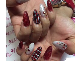 赤チェックスカルプ