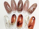 秋色ネイル