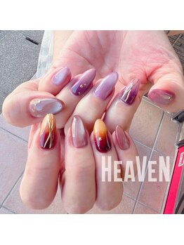 ヘヴン 鹿児島市本店(HeaVeN 2)/秋っぽグラデ+マグネット