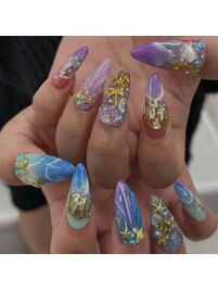 海ギャルネイル¥11000♪