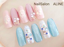ネイルサロン アリーヌ(ＡＬＩＮＥ)/【定額】トレンドコース￥6500