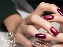 ノエル(Noel)/ボルドーマグネット水光ネイル