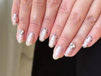 ワンアンドオンリー(One&Only)/韓国風うるまぐ×ドットネイル